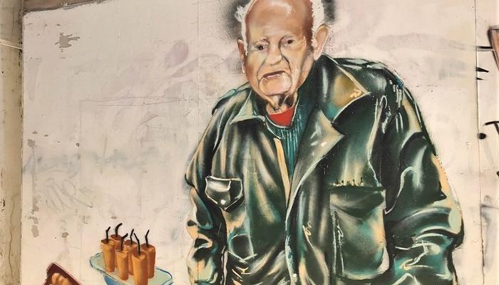 PHOTOS: The 'old man with the orange juce' now has his own mural in Limassol!