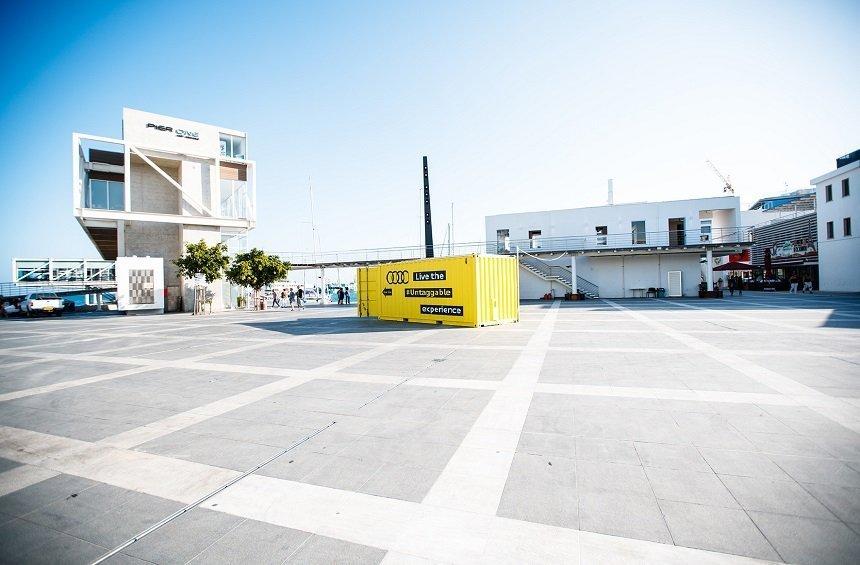PHOTOS: Να τι ήταν τελικά το μυστήριο, κίτρινο container, στο Παλιό Λιμάνι Λεμεσού!