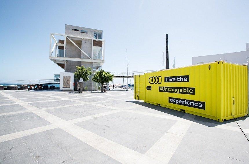 PHOTOS: Να τι ήταν τελικά το μυστήριο, κίτρινο container, στο Παλιό Λιμάνι Λεμεσού!