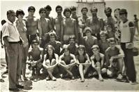 Lifeguards class of 1978. Costas Yiangou sitting in the center of the photo.